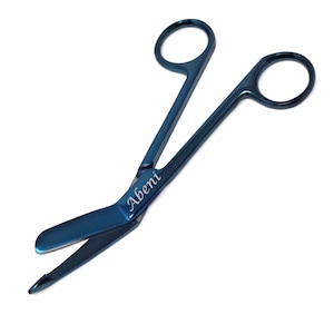 Personalized Gift for Your Left Handed Bestie 5.5" Bandage Scissors to Celebrate Vet Tech Nurse Appreciation Week, Stainless Steel