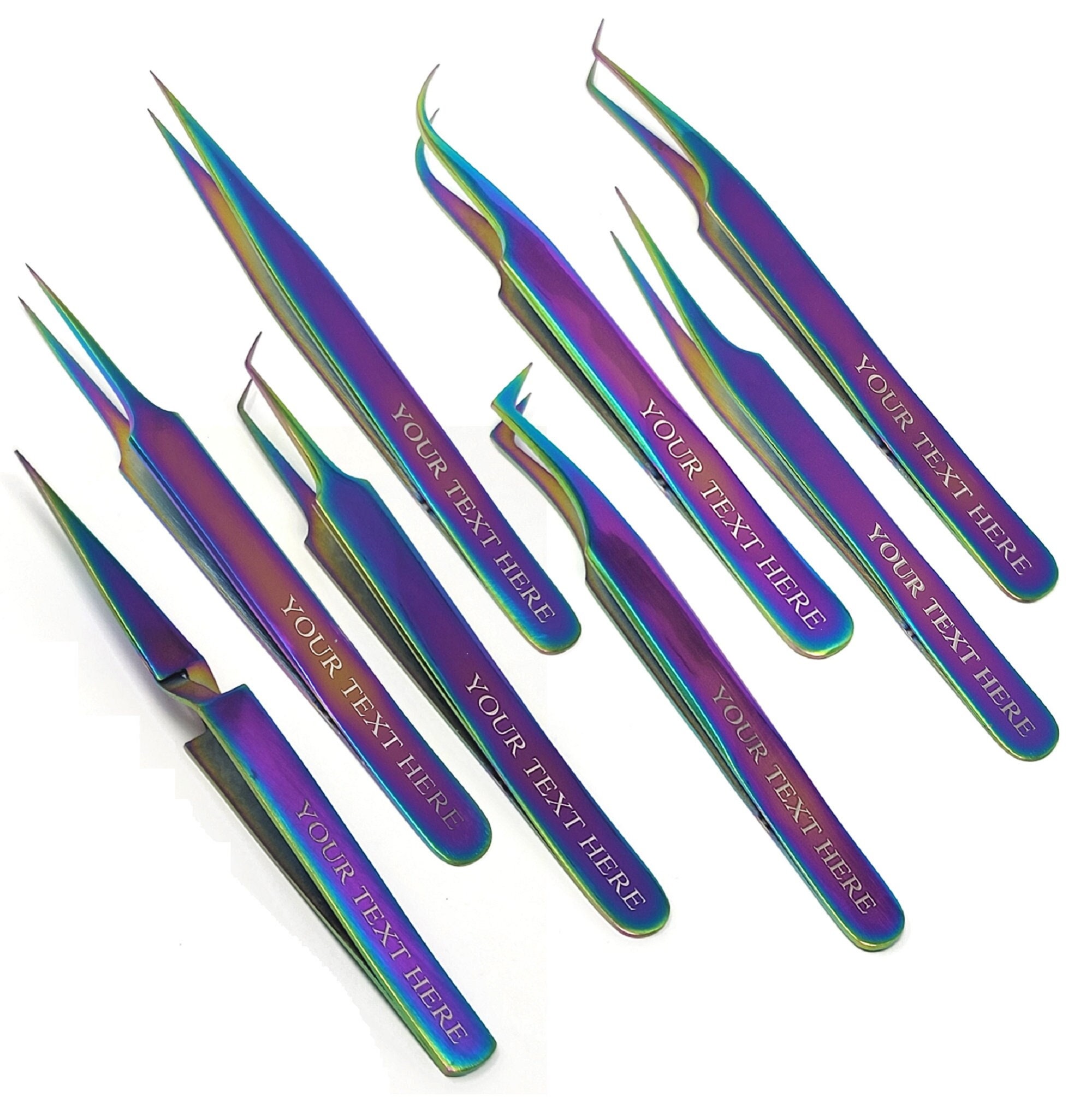 3 Custom Engraved Professional Tweezer Set – Pleaser Lashes