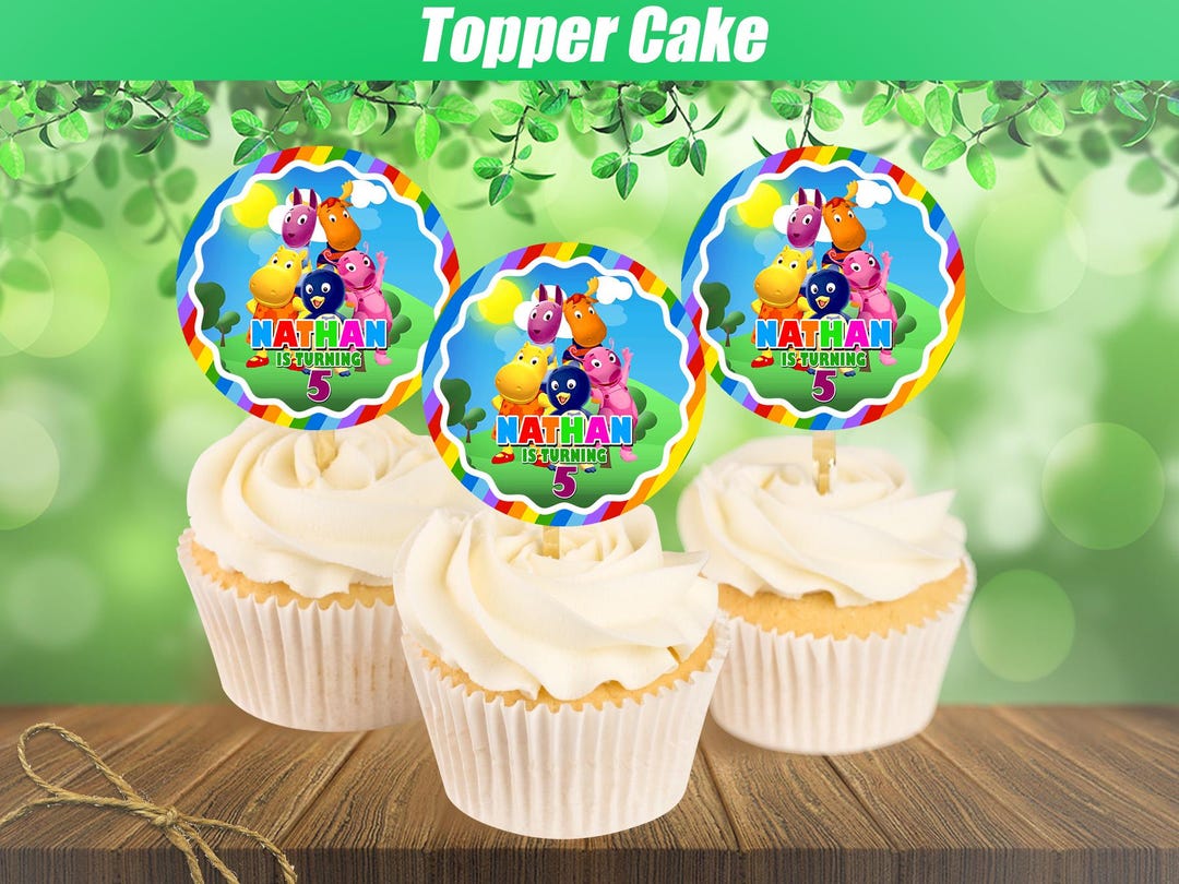 Backyardigans Cake Topper: Personalized Party Favors (digital File) - Etsy