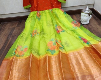 floral long frocks