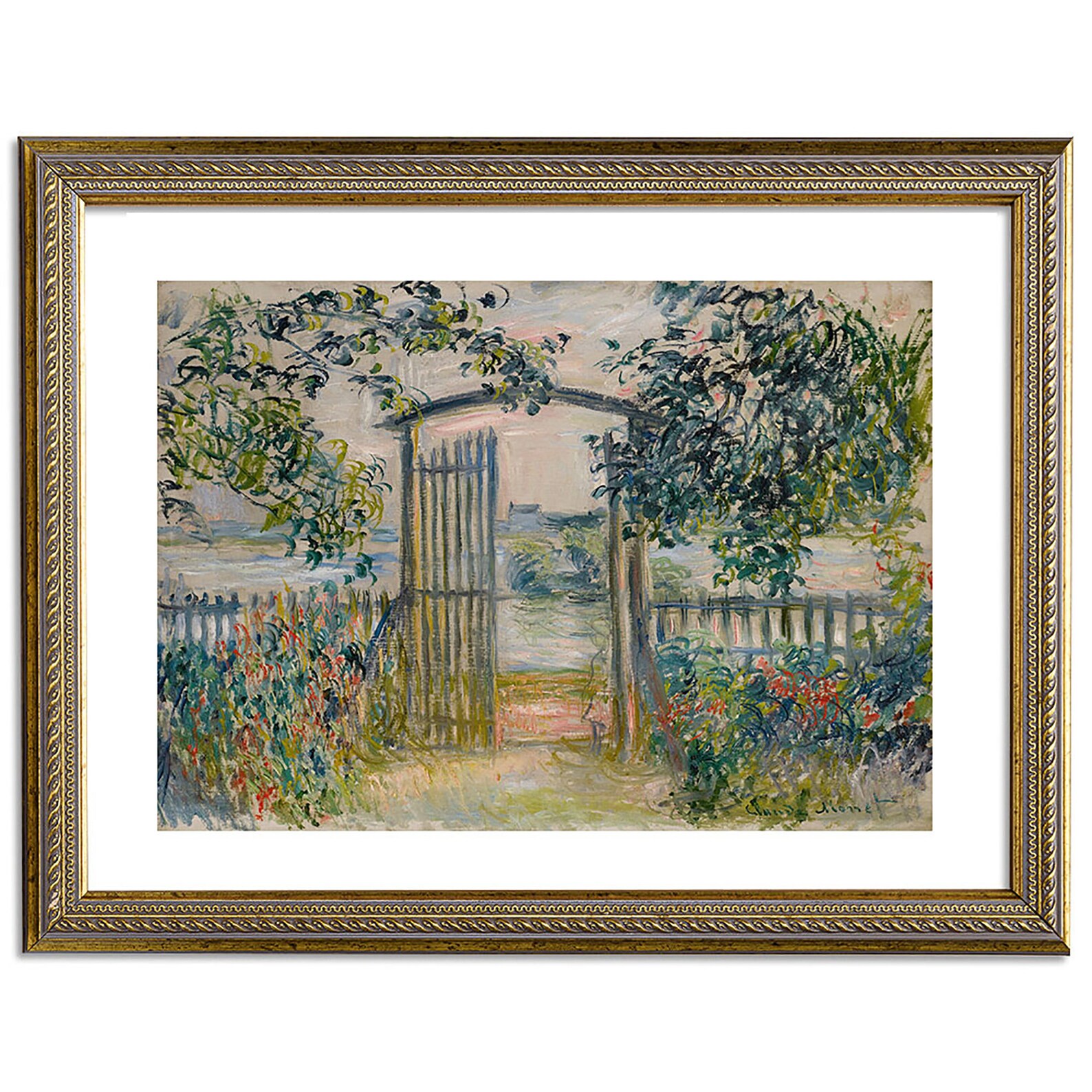 Heim und Garten Gemalt von Claude 19. Jahrhundert Etsy
