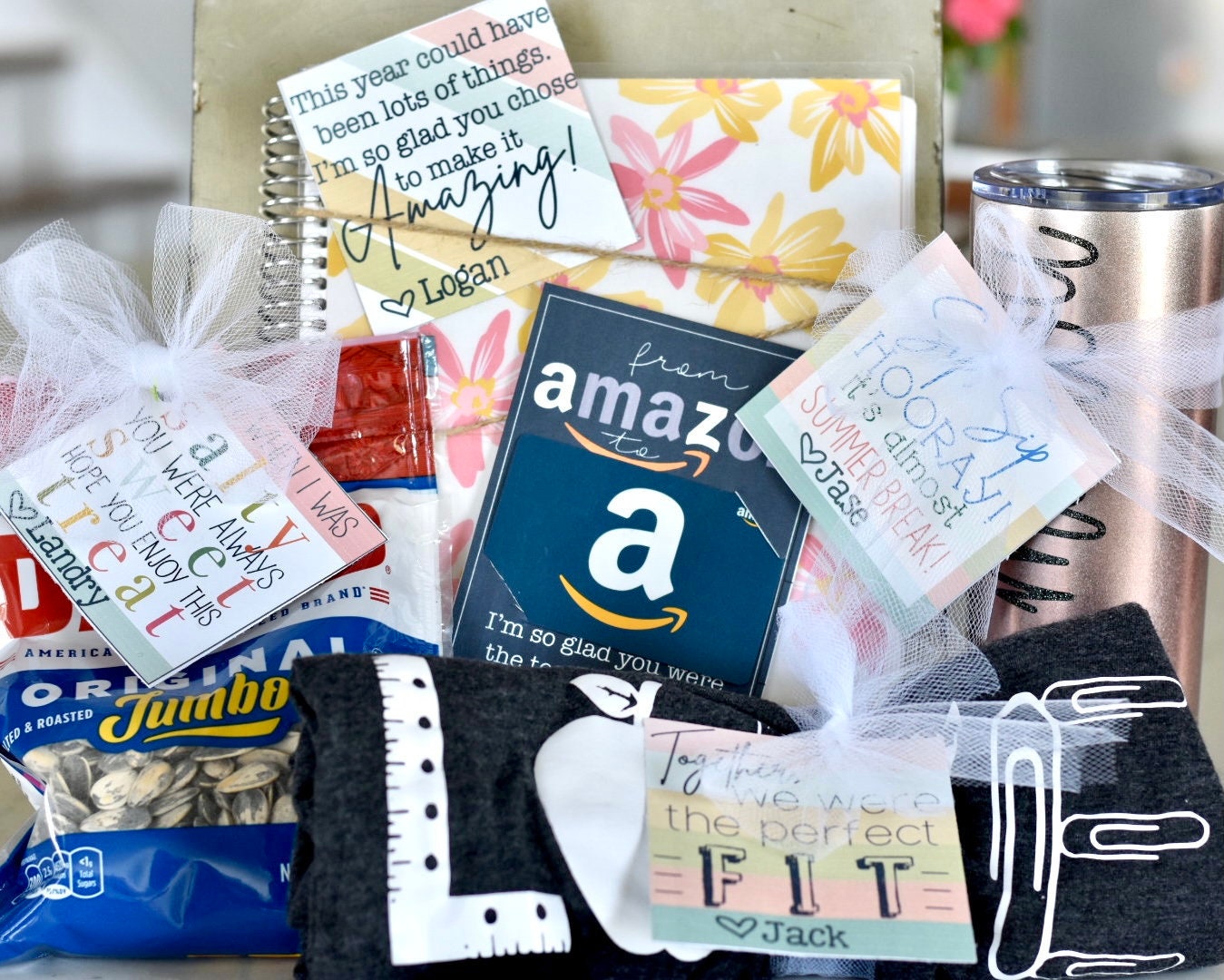 Printable Teacher Appreciation Gift Tags / Editable Instant Download Etsy