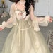 France Elegant Fairy Party Midi Dresses