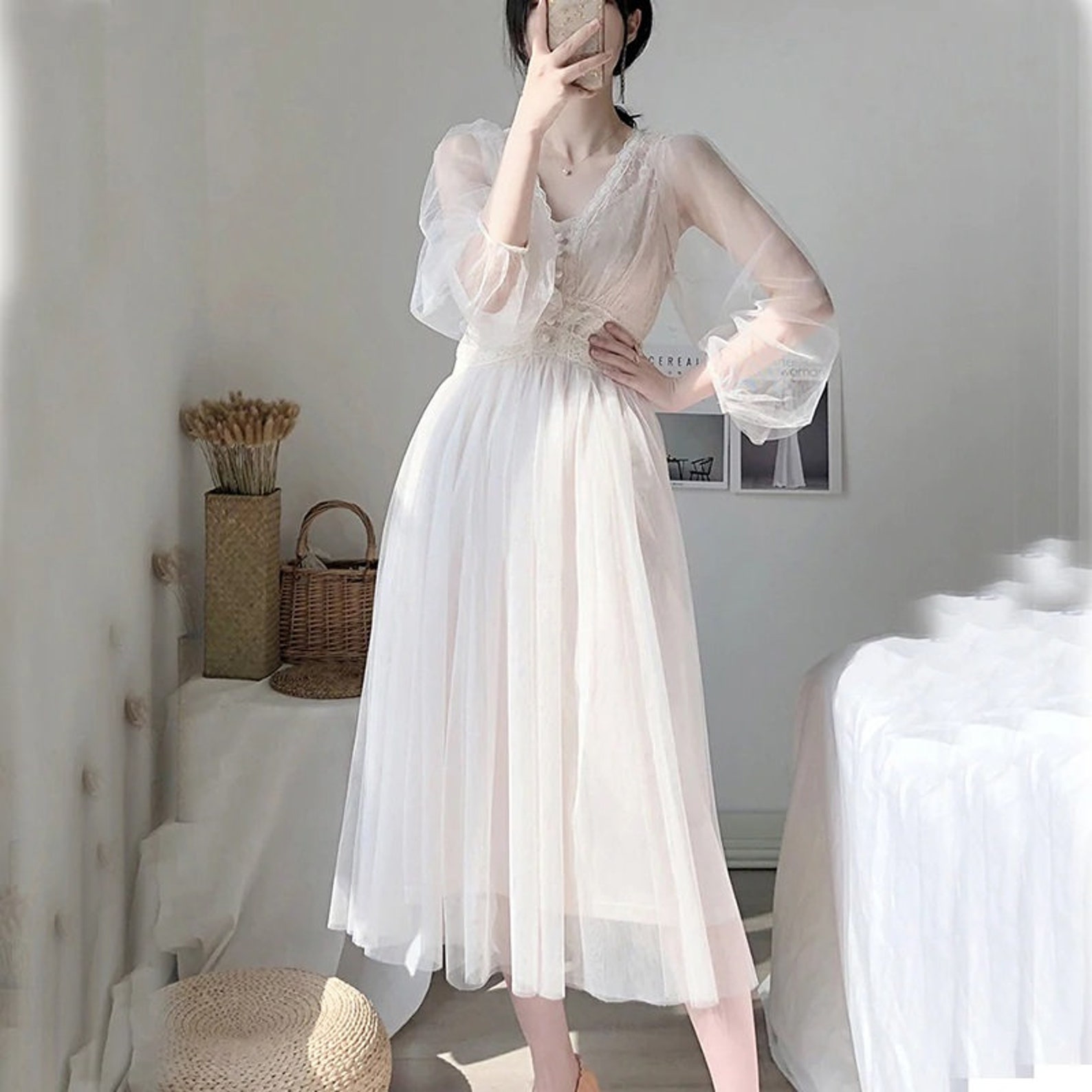 white fairy dress for women