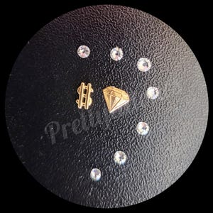 Diamond are 4ever Set Tooth Gem Bling Bling Swarovski Crystal Gems 18kt Solid Gold Tooth Charms | Tooth Jewelry