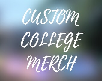 CUSTOM COLLEGE TALIGATE/merch - tie dye t-shirts with painted names and or mascots