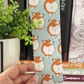 Funny CORGI BOOKMARKS \/ Corgi bookmark \/ Illustrated bookmark product logo