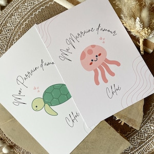 Cartes à offrir  Ma Marraine/Mon Parrain d'amour A6/A5