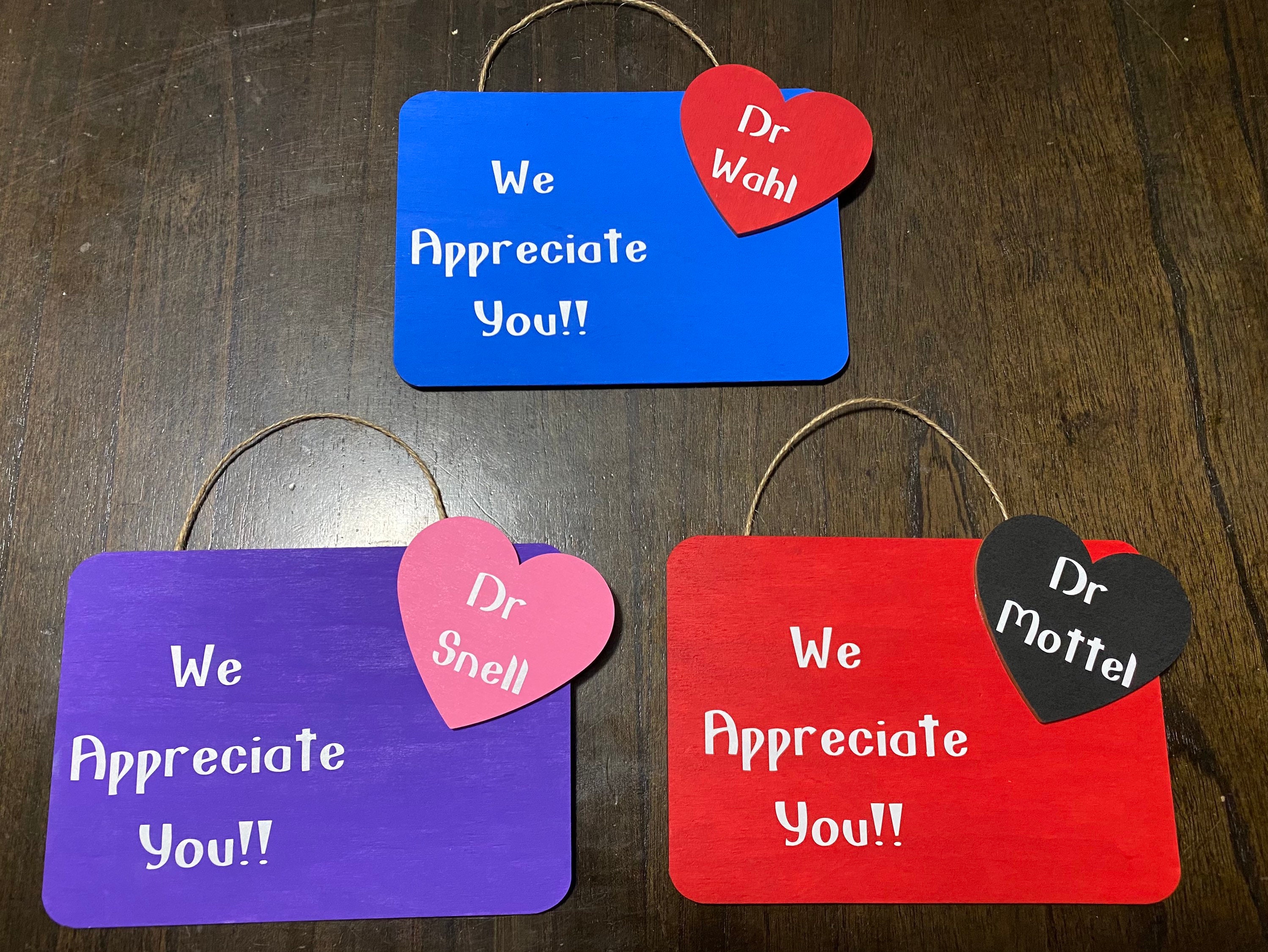 Appreciation sign | Etsy
