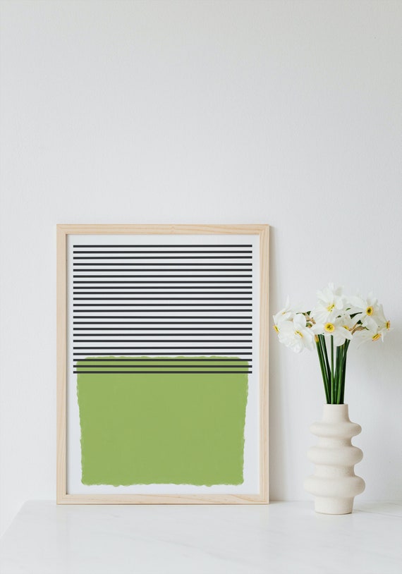 Olive Green Wall Art Mint Green Wall Art Irish Wall Art Etsy