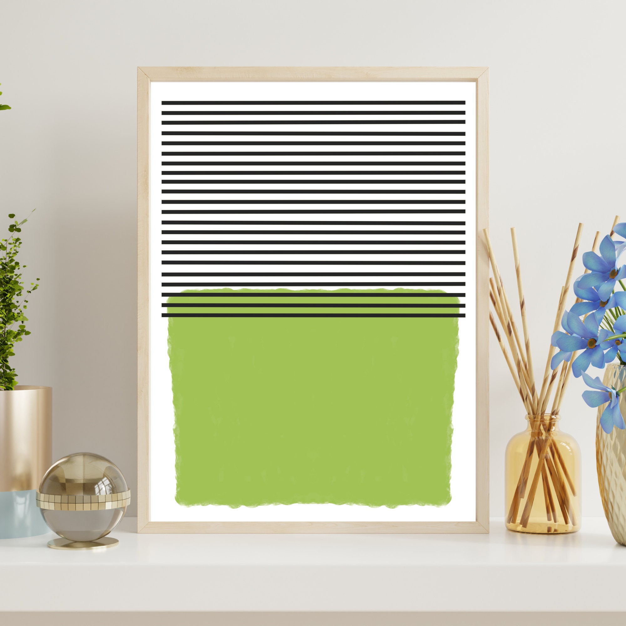 Olive Green Wall Art Mint Green Wall Art Irish Wall Art Etsy UK