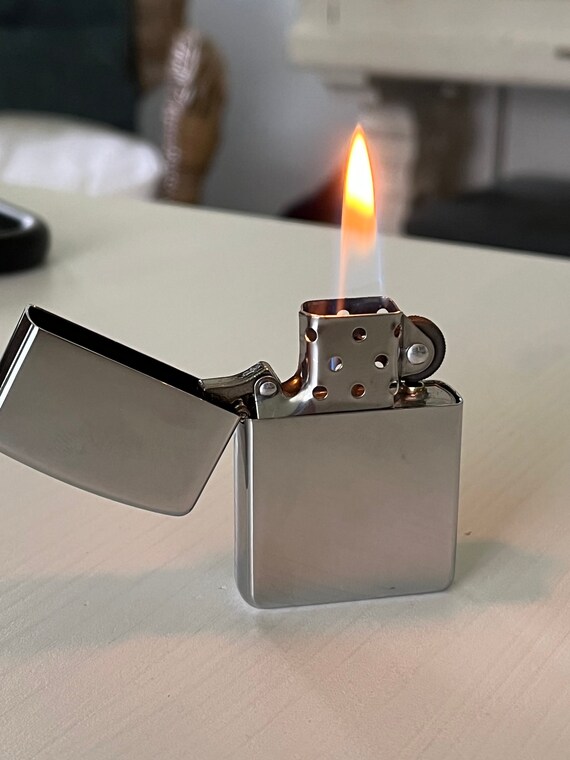 Zippo Style Spark Utility Lighter Bronze/silver Color Etsy