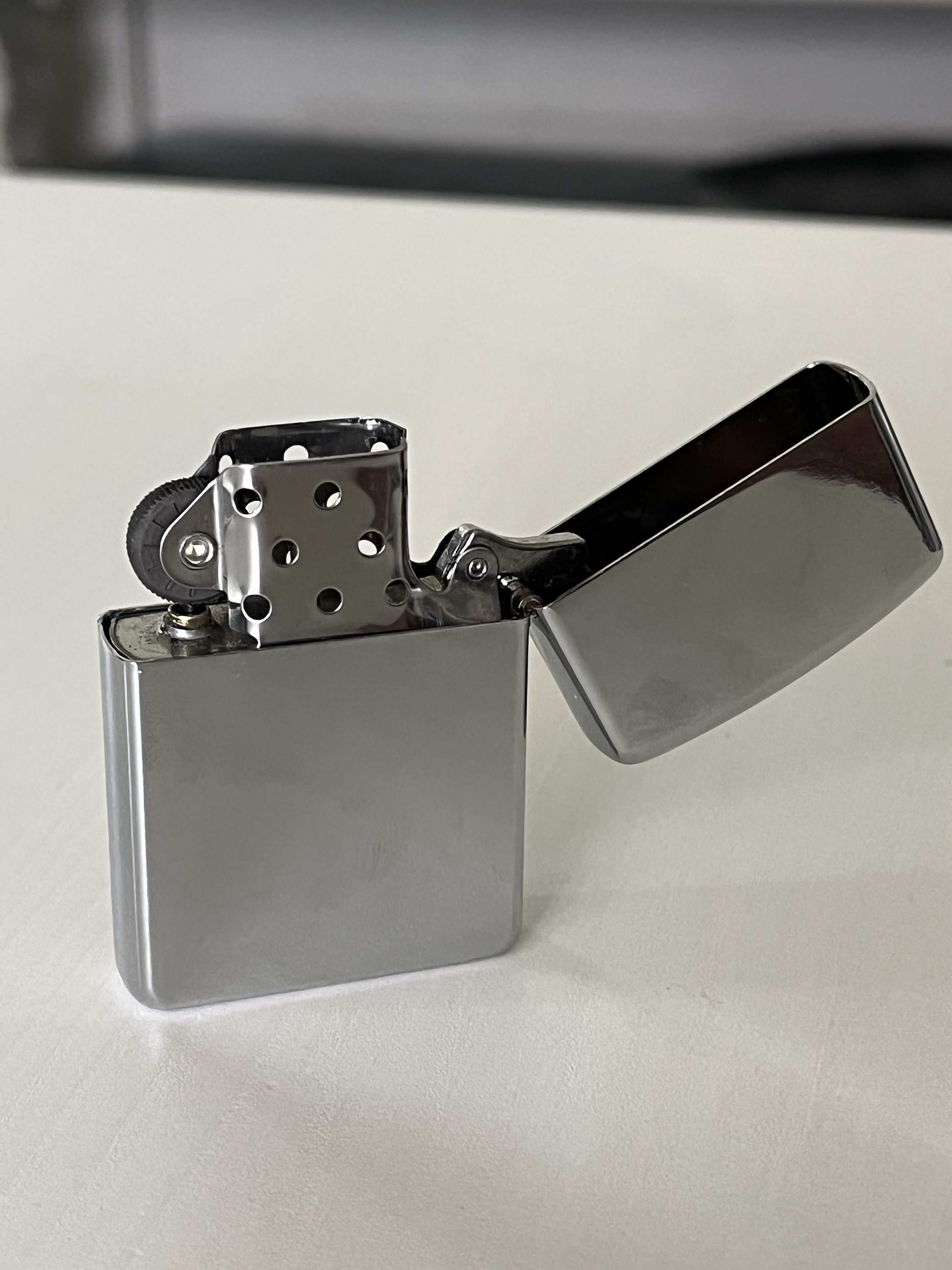 Zippo Style Spark Utility Lighter Bronze/silver Color Etsy