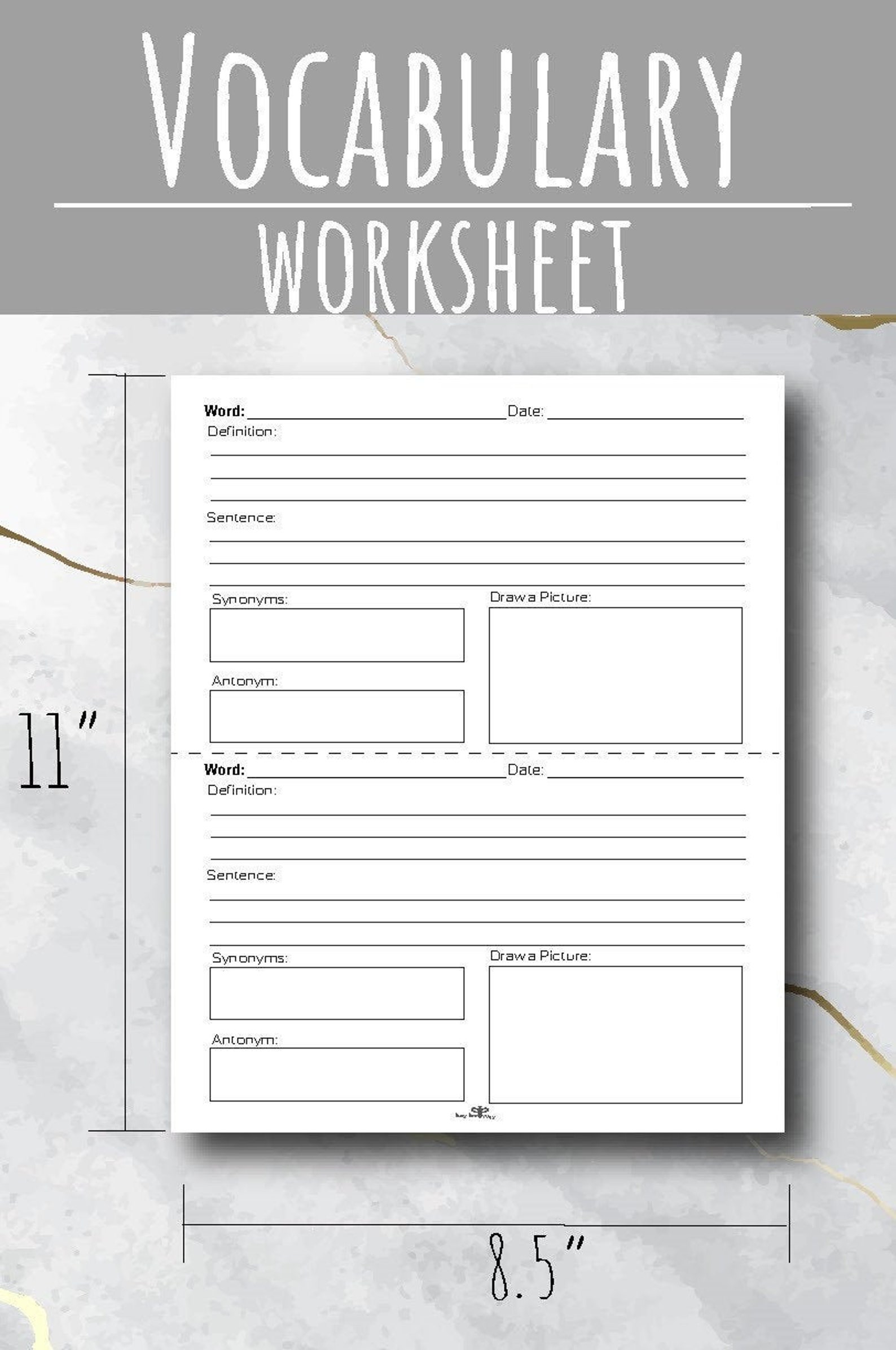 vocabulary-worksheet-template-for-students-printable-instant-etsy