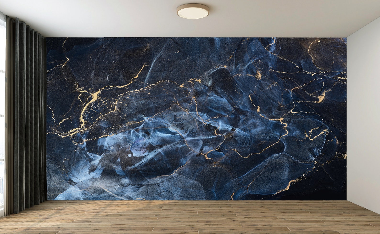 Navy Blue Marble Wallpaper Marble Texture Dark Background Etsy