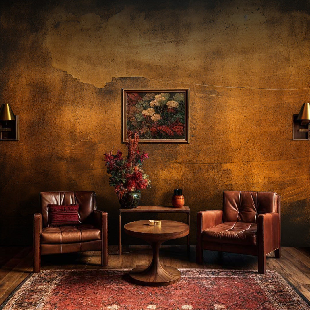 Peel and Stick Rusty Metal Texture Wallpaper, Rusty Art Wall Mural