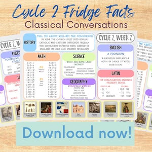 Hojas de trabajo de memoria de datos para el refrigerador de página completa sobre conversaciones clásicas - Ciclo 2 de Foundations