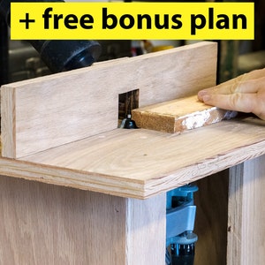 Vise Mounted router table with bonus Mechanic Creeper stool | digital plans
