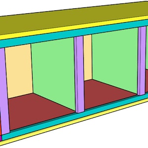 DIY Cubby Bench digital plans image 4