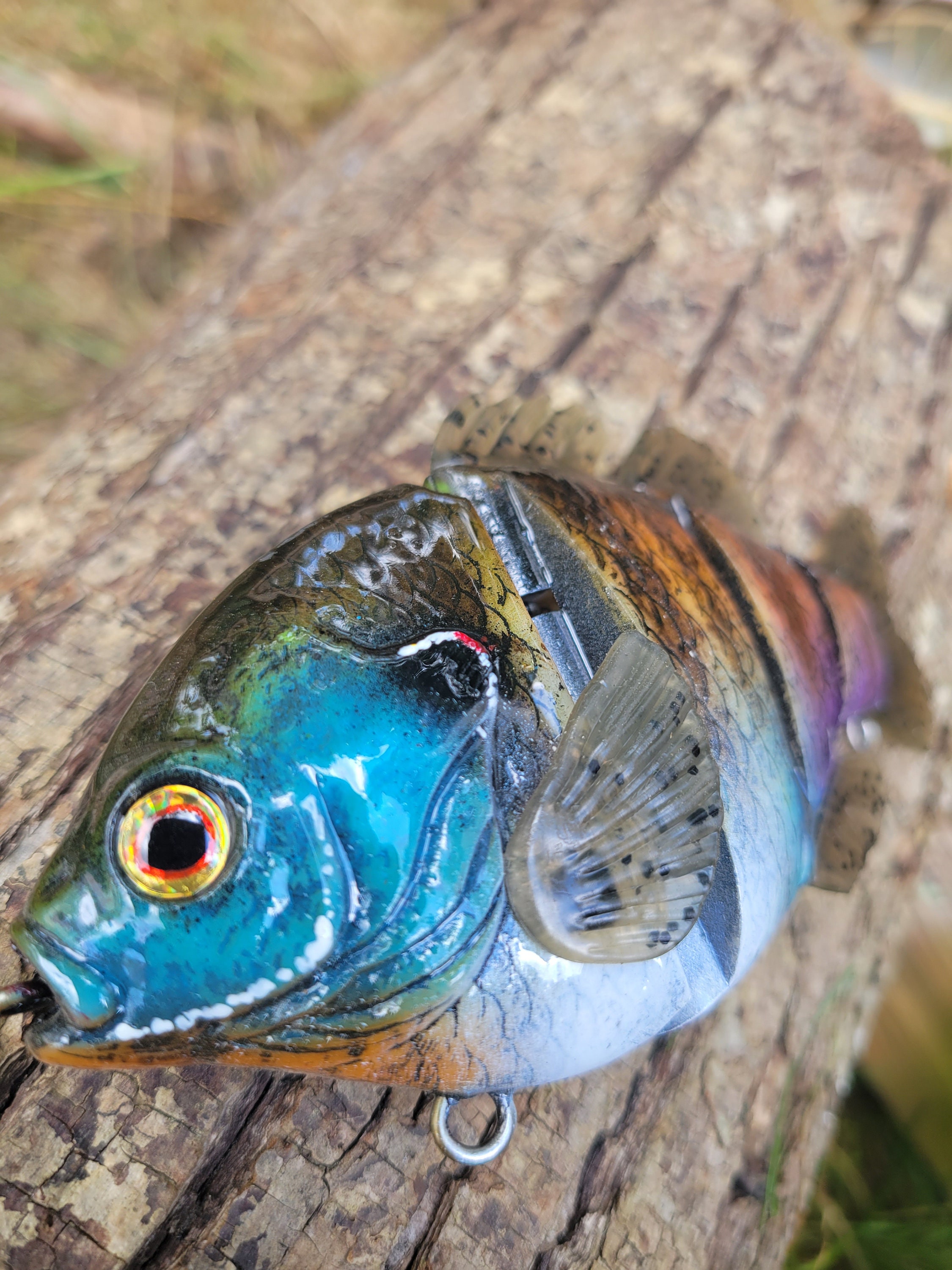 30 Acre deluxe Gill Style Swimbait. Custom Painted. This Lure is  Discontinued at Their Site. 