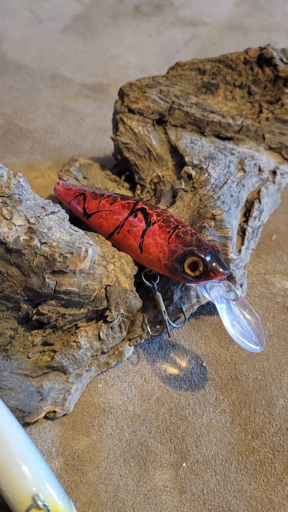 Crankbaits Minnows Style Shallow Diver Custom Painted Lures 