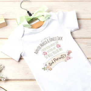Be my Godparent vest / Godparent proposal