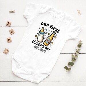 My First Father&#39;s Day bodysuit, First Father&#39;s day baby T-shirt, Baby Grow for First Fathers day, First Father&#39;s day Gift,