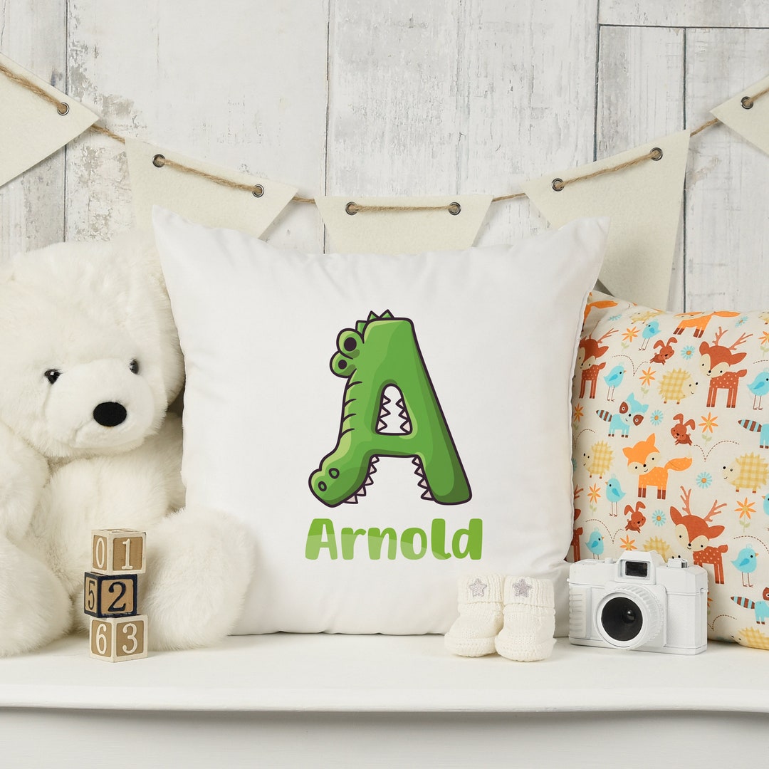 Personalised Baby Name Cushion, Name Baby Cushion, Cute Letter Cushion Etsy UK
