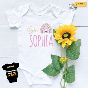 Personalised Baby Unisex Vest, Bodysuit,