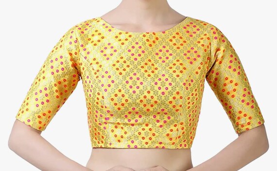 yellow boat neck top