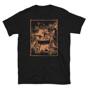 Drei Hexen um Kessel Unisex T-Shirt