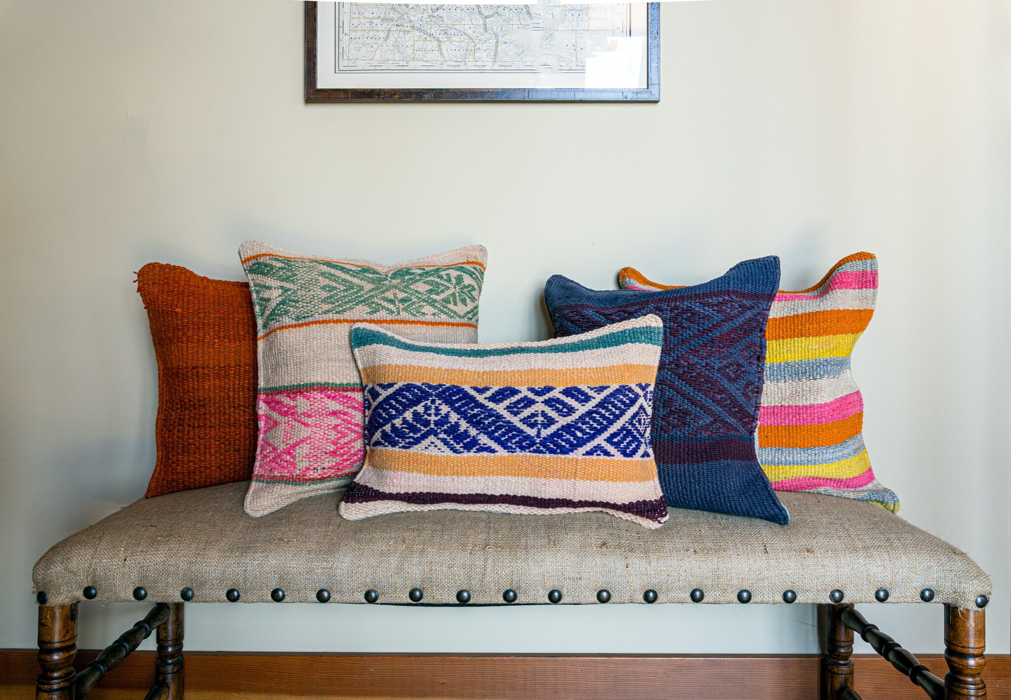 Peru Handgewebtes Lumbar Kissenbezug handgewebtes Kissen in | Etsy