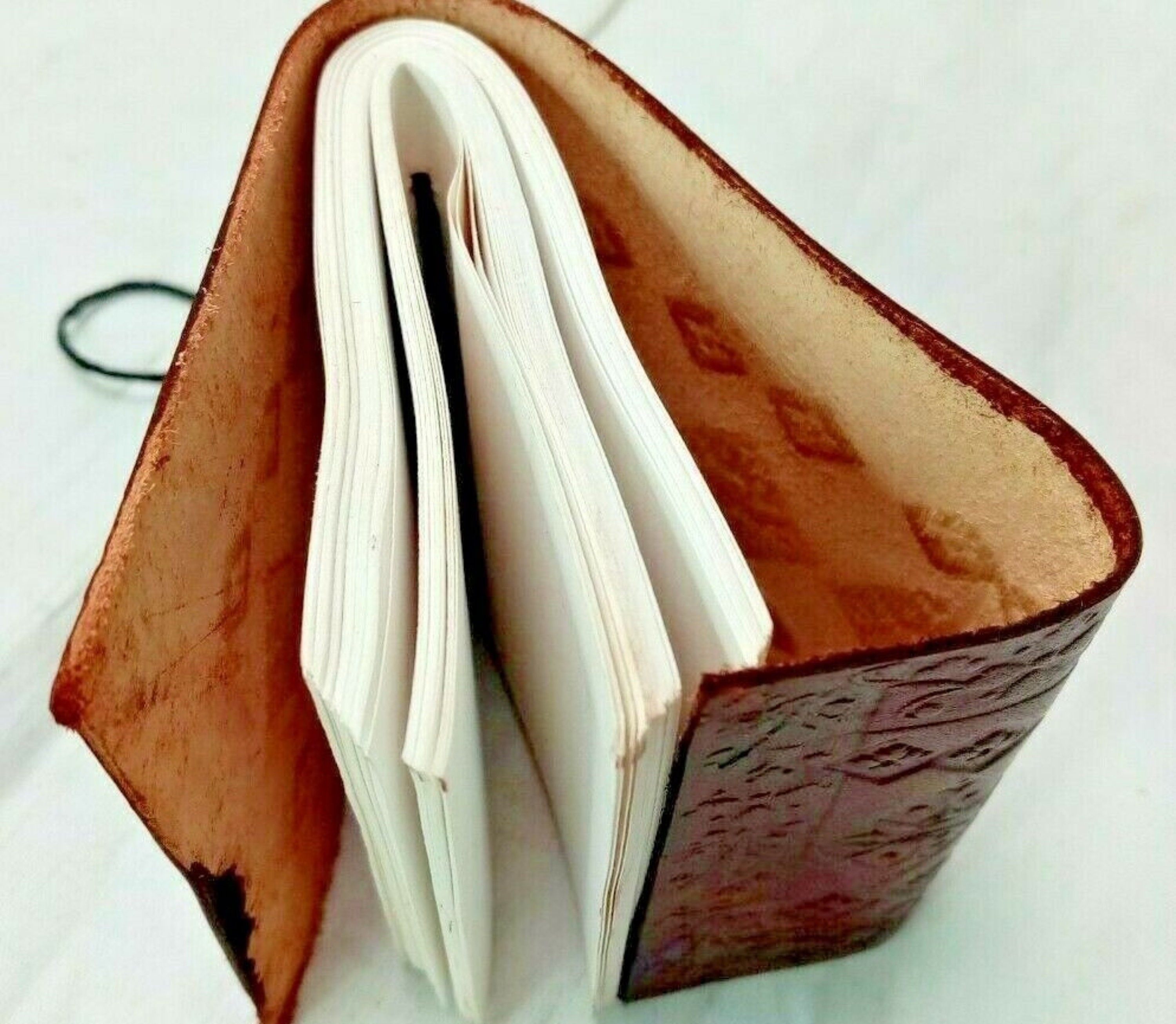 LARP Leather Bound Notebook Diary Journal Made With Hand Made Etsy