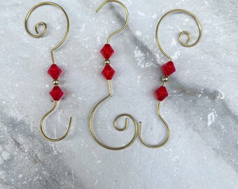 Decorative Hook Upgrade - Gold Red Double Diamond Decorative Hook