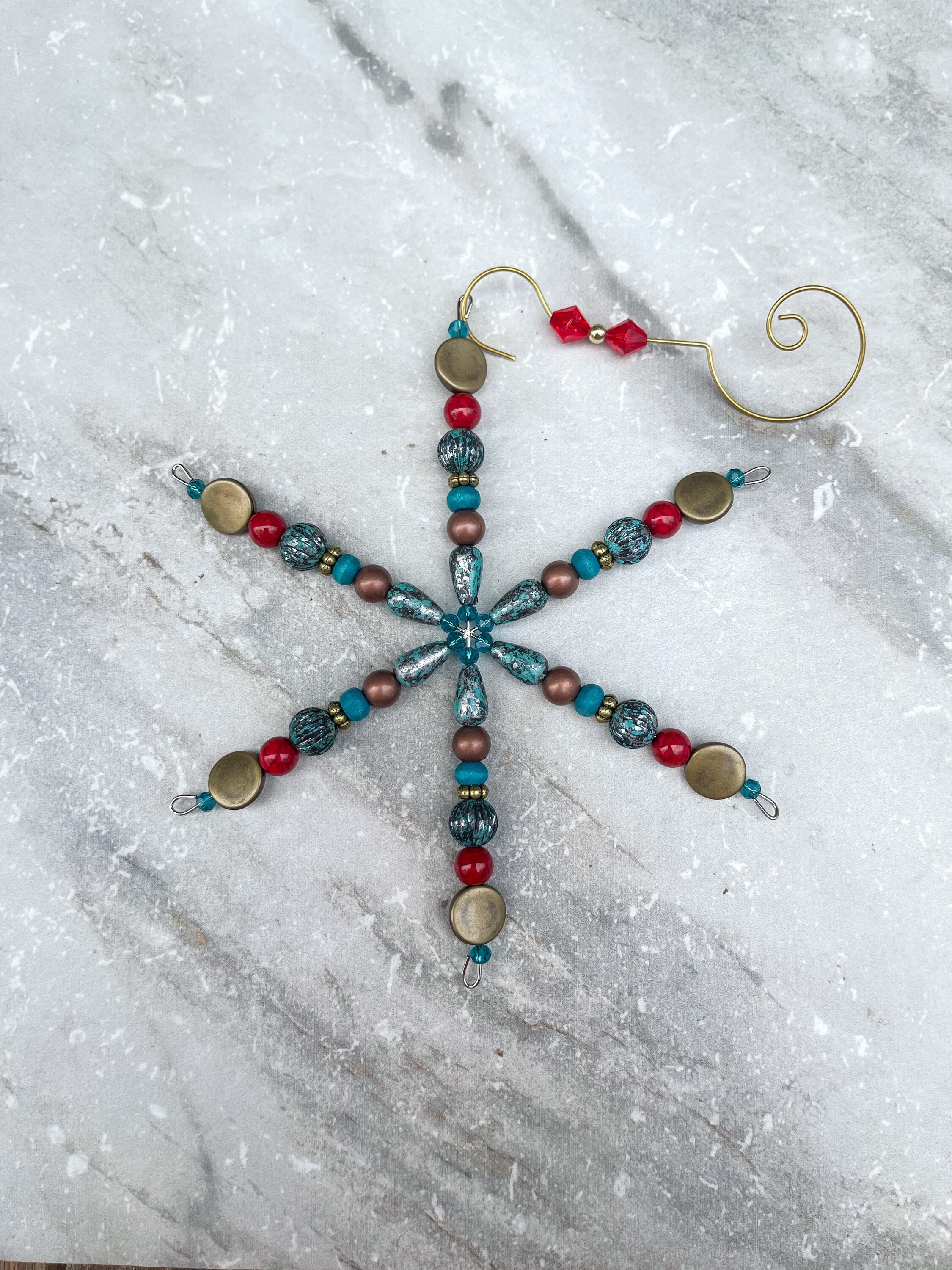 Western Inspired Snowflake Christmas Ornament - Etsy