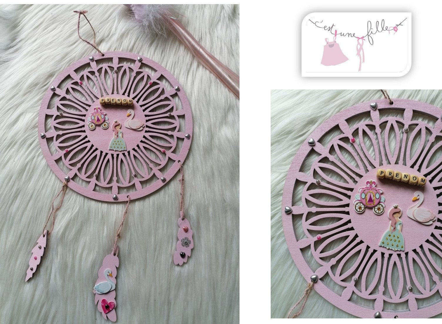 Attrape Rêves Princesse à Personnaliser