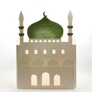 XL mosque for handicrafts with 3D effect color selection image 2