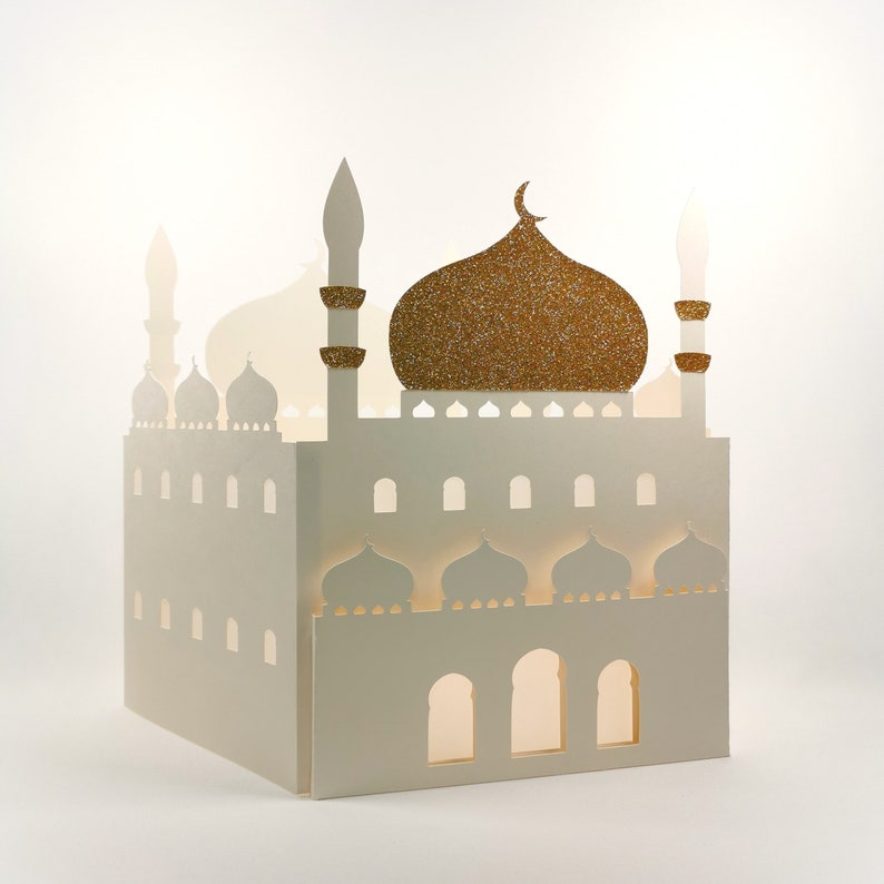 XL mosque for handicrafts with 3D effect color selection image 5