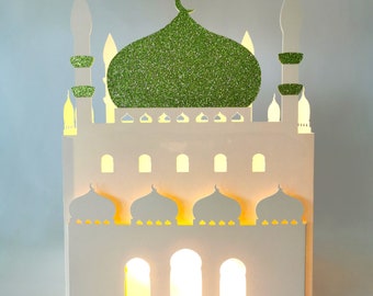 Mosquée XL à bricoler avec effet 3D - choix de couleurs