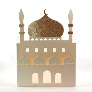 XL mosque for handicrafts with 3D effect color selection image 6