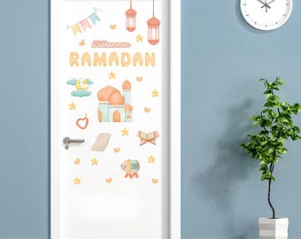 Ramadan door sticker/wall sticker set
