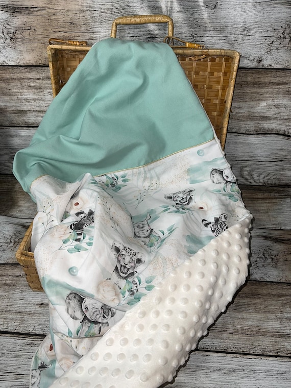 Couverture Bébé Personnalisée Avec Nom - Polaire Super Douce - Cadeau De Naissance Unique