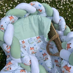 Couverture bébé personnalisée Renard pour fille garçon image 4