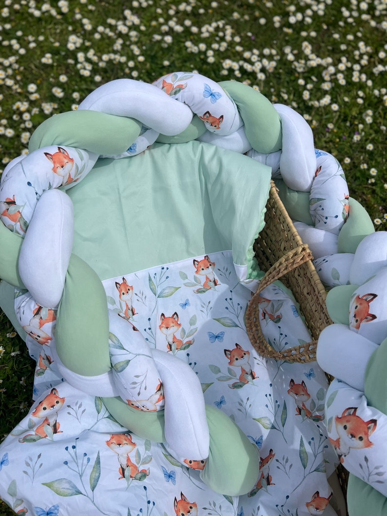 Couverture bébé personnalisée Renard pour fille garçon image 4