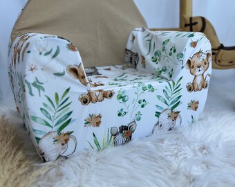 Baby jungle children's armchair to personalize / baby armchair / child armchair to personalize