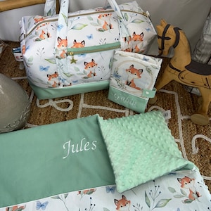 Couverture bébé personnalisée Renard pour fille garçon image 2