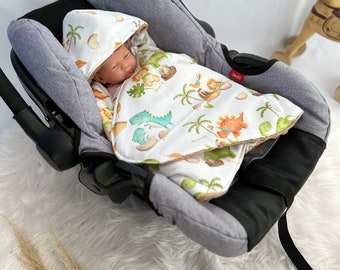 Baby blanket for cozy dinosaur - handmade - fast shipping