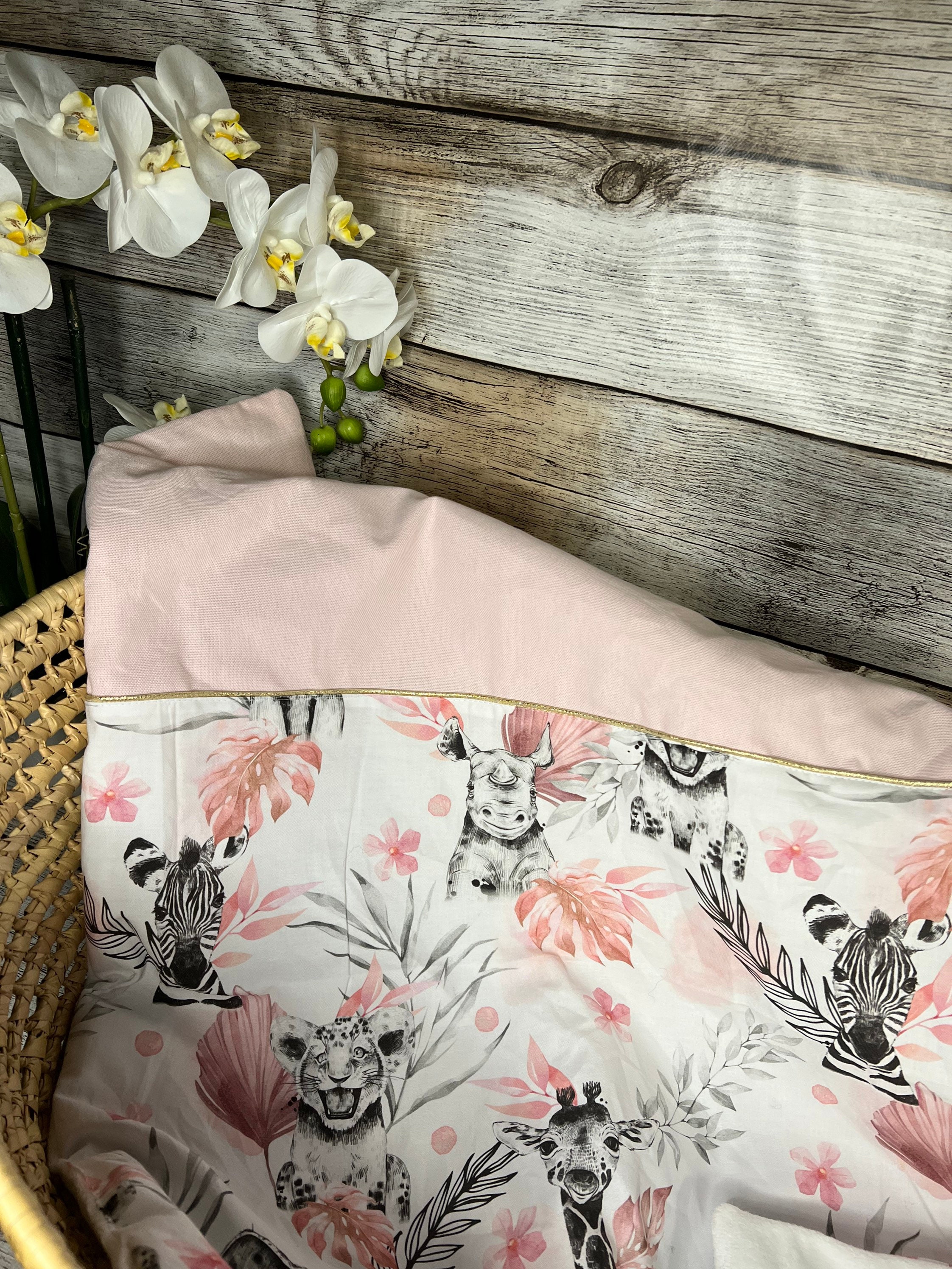Couverture Savane Rose Claire ou Rose Foncé