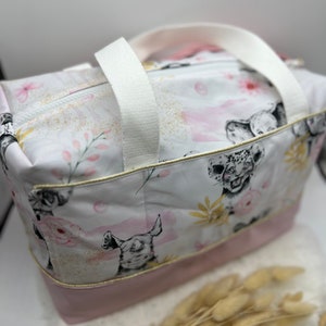 Sac à langer Savane Rose imperméable pour fille imagem 9