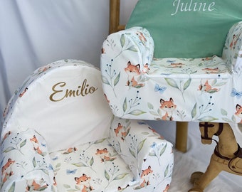 Fauteuil enfant personnalisé Renard